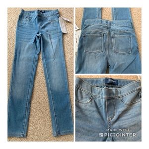 Old Navy Ballerina 24/7 Blue Pants Jeans SZ 8 NWT